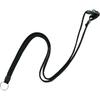 TRUSCO Reel Clip Name Badge Case of 10 Strap, Black, TNH-L-BK,