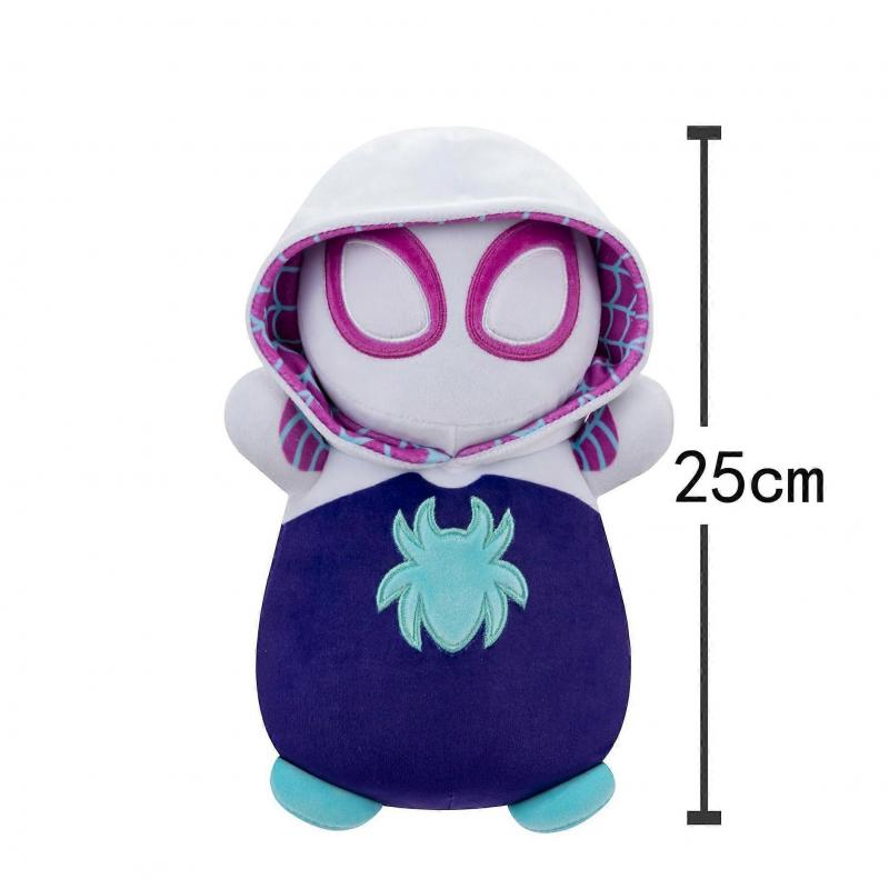 Spider-Man Plush Toy Doll White Spider-Girl 33cm Youth Gift Marvel Merchandise