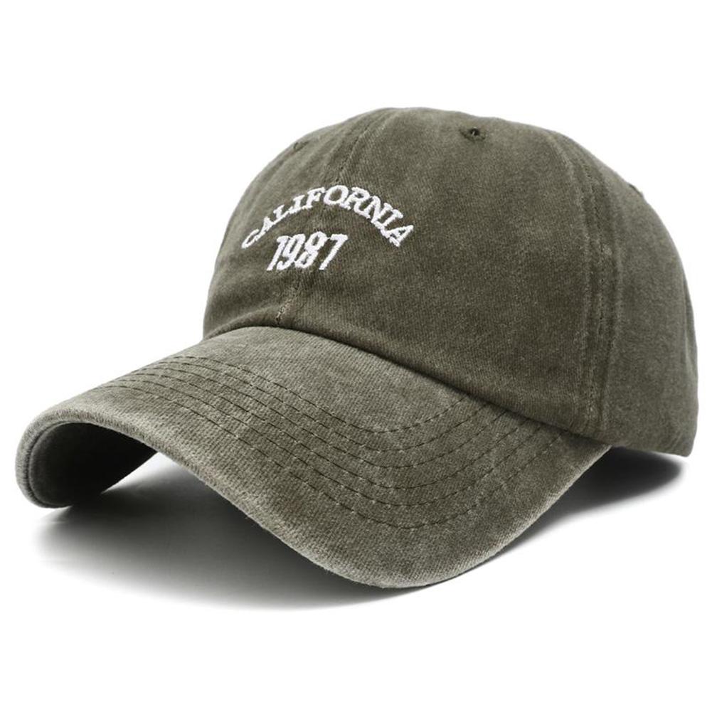 New Vintage California 1987 Embroideried Basebal Cap Hip Hop Adjustable Black Cotton Dad Hats For Men Gorras Hombre Beisbol