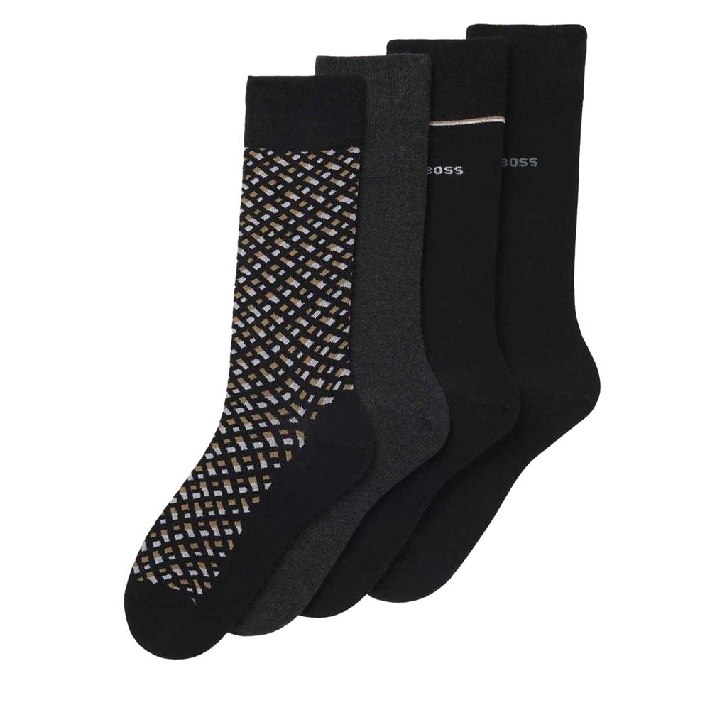 Boss Mens Crew Socks (Pack of 4)