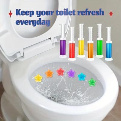 Detergente Desinfetante para Vaso Sanitário com Aroma Purificador de Ar Ferramentas para Banheiro Doméstico Novo Limpador de Vaso Sanitário Flor