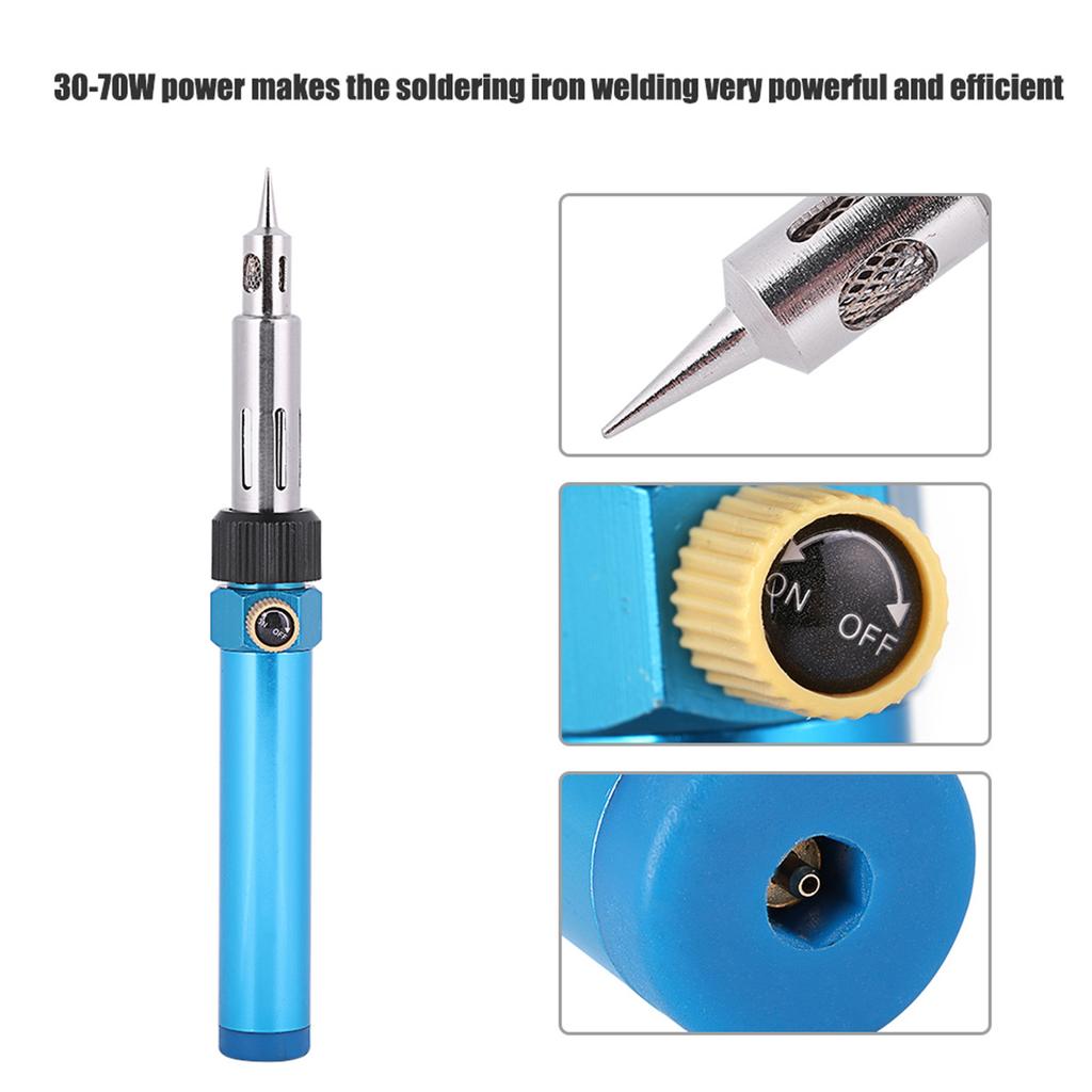 70 100W 210‑400 Celsius  Iron Gas Soldering Iron Gold Silver Sopper Tin Aluminum Soldering Iron