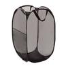 Mesh Up Laundry Hamper Clothes Collapsible Hamper For Laundry Foldable Hamper For Travel Light Bulb Storage Organizer Containers