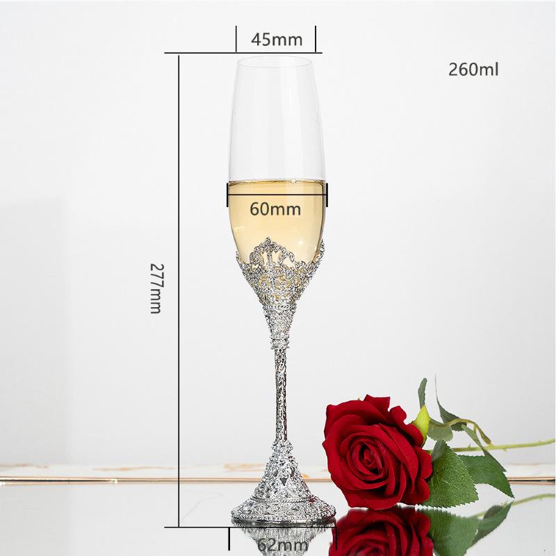 Wedding Champagne Flutes Gift Gold Toasting Glasses Set for Bride and Groom Bride and Groom Glasses Wedding Toast Cup