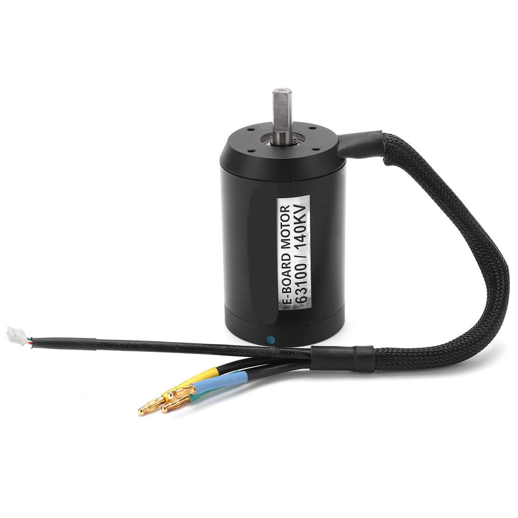 63100 140kv Brushless Motor for Electric Mountain Bike for Electric Skateboard 5kw Glues Filled10mm D Shaft