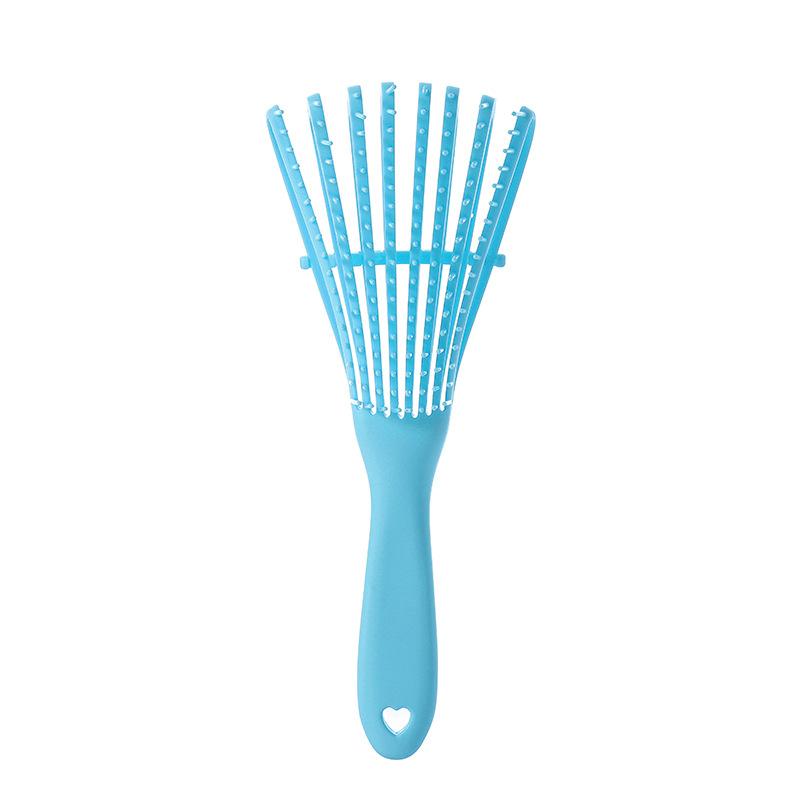 

Hair Brush Detangling Brush Scalp Massage Hair Comb Detangling Brush For Curly Detangler Hairbrush Women Men Salon синій