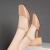 Fashion Women Low Heels Dress Shoes Ankle Strap Sandals Ol Office Zapatos Para Mujeres Black Mary Janes Ladies Footwear Plus Size 34-42