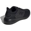 Adidas EQ19 Comfortable Fabric TPU Wear-Resistant Breathable Lightweight Low-Top Running Shoes Men Running Shoes Black GV7373