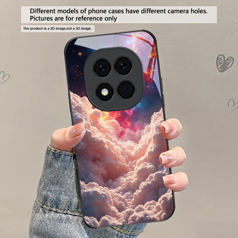 Heißes Orange-Gold-Farbe Für Redmi Note 14 Pro+ 13 Pro 8 9 9S 12S 10 Pro 11 12 13C 14C A3 12 13 K60 Ultra Schwarzes Glas Handyhülle