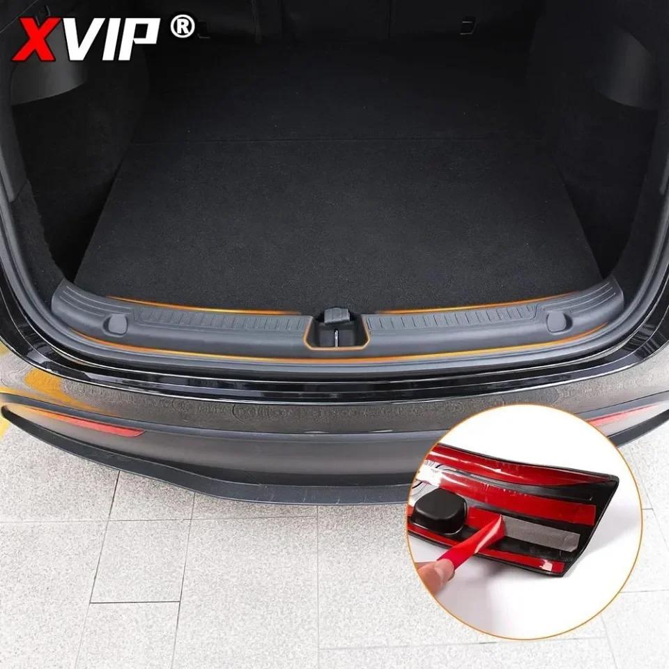 XVIP TPE Trunk Threshold Strip For Tesla Model Y 2021-23 Back Sill Anti Scratch Boot Loading Pad Protector ABS Side Corner Cover