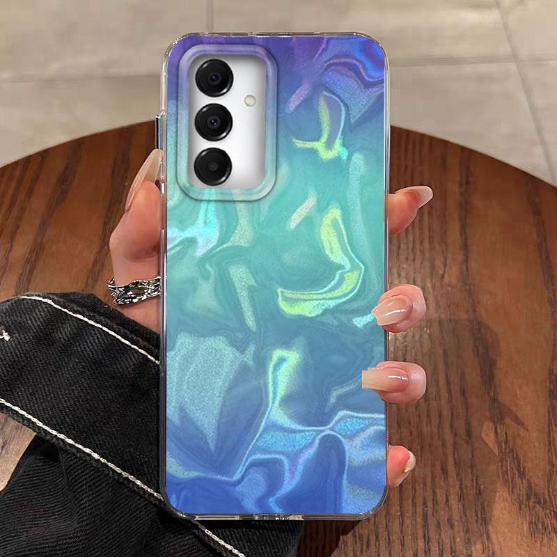 For Samsung Galaxy A15 A16 A25 A26 A35 A36 A55 A56 S24 S25 Plus Ultra 5G Phone Cover Cartoon Cat Leopard Print Patterns Bumper