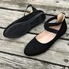 Women Ballet Shoes Shallow Elasticated Straps Round Toe Women Shoes Flat Heel Women Shoes