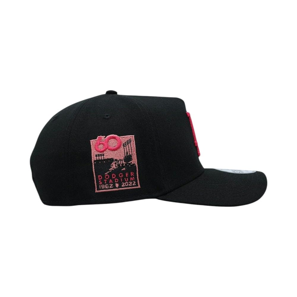 [New Era] Kšiltovka LA Dodgers MLB 9FORTY Černá Vínově červená Snapback Kšiltovka Strapback [70754093] ČERNÁ ČERVENÁ [Použitá]