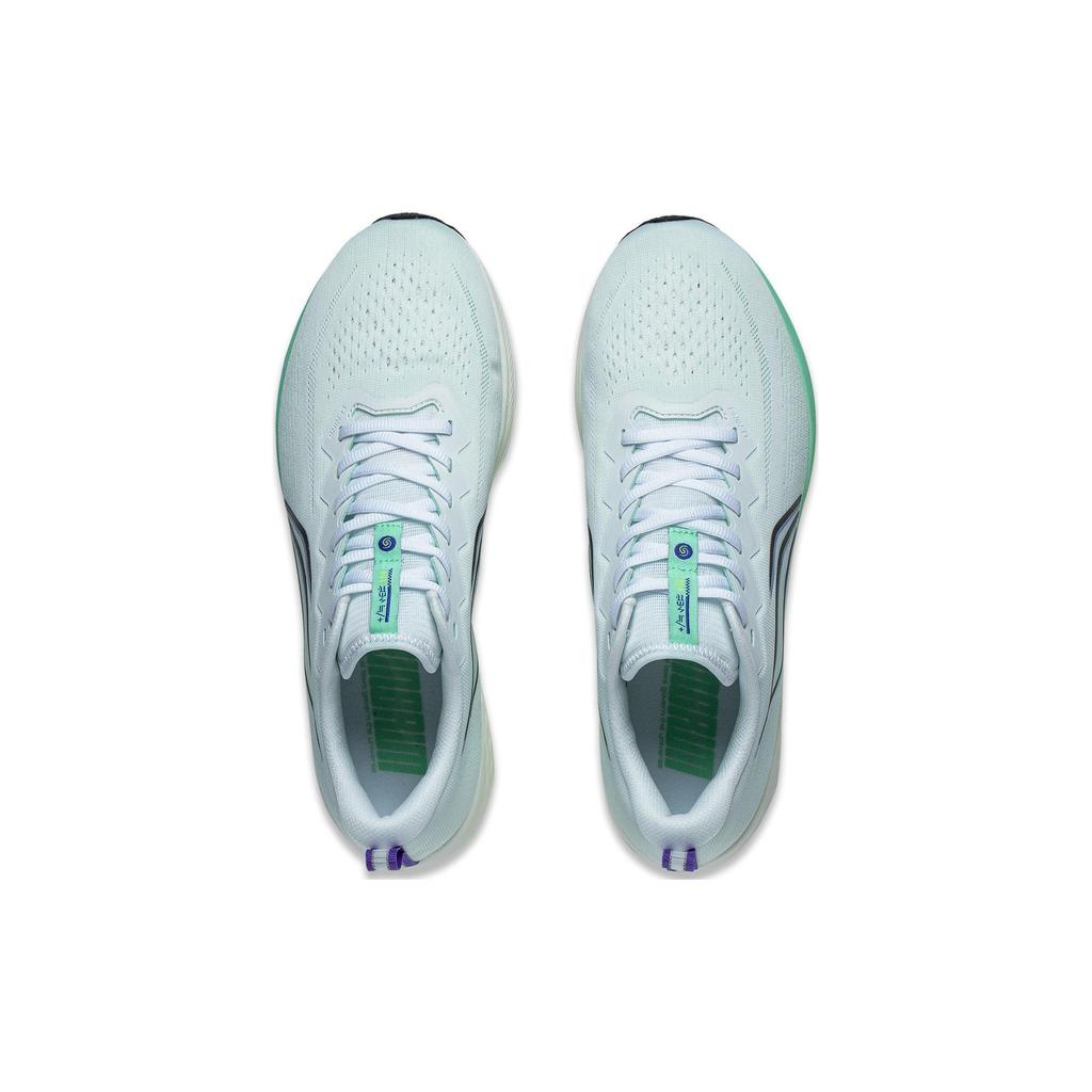 Li Ning Red Hare 6 Slip Resistant Abrasion Resistant Low Top Sprint Running Shoes Men's White Neon Green ARMT015-15