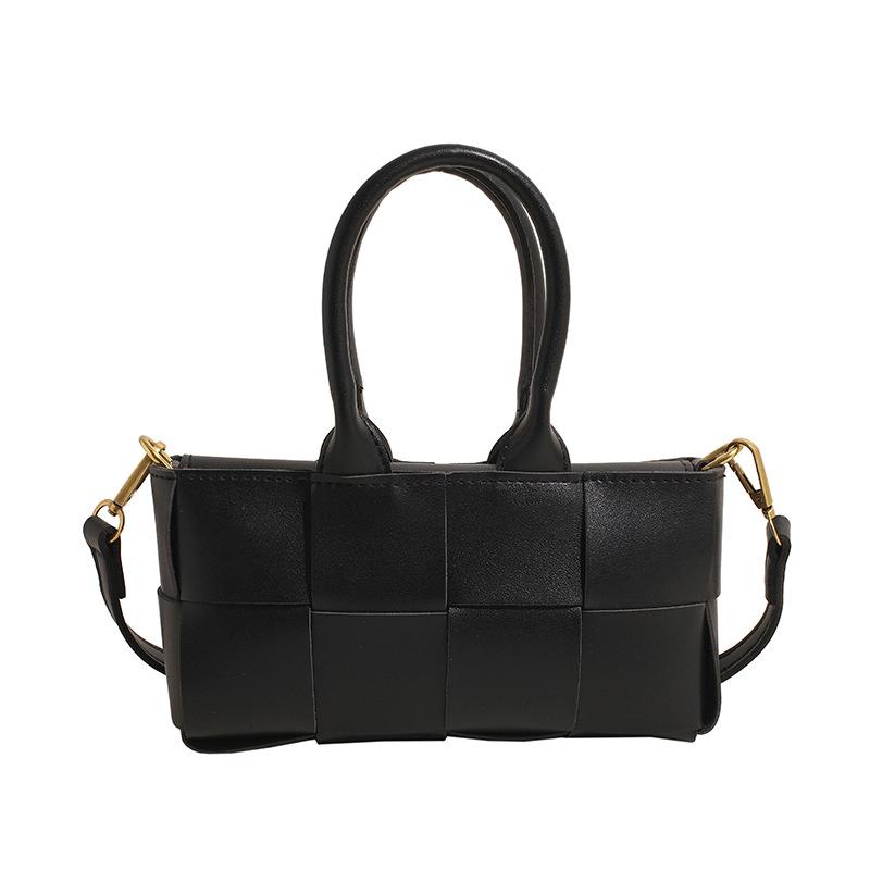 This year's popular and fashionable high-end textured handbags, the new versatile woven small square bag in spring 2025