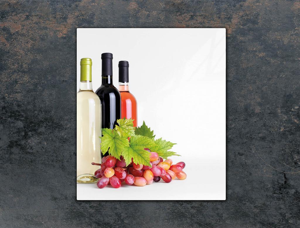SZKLANA DESKA DO KROJENIA 45x52 WINO