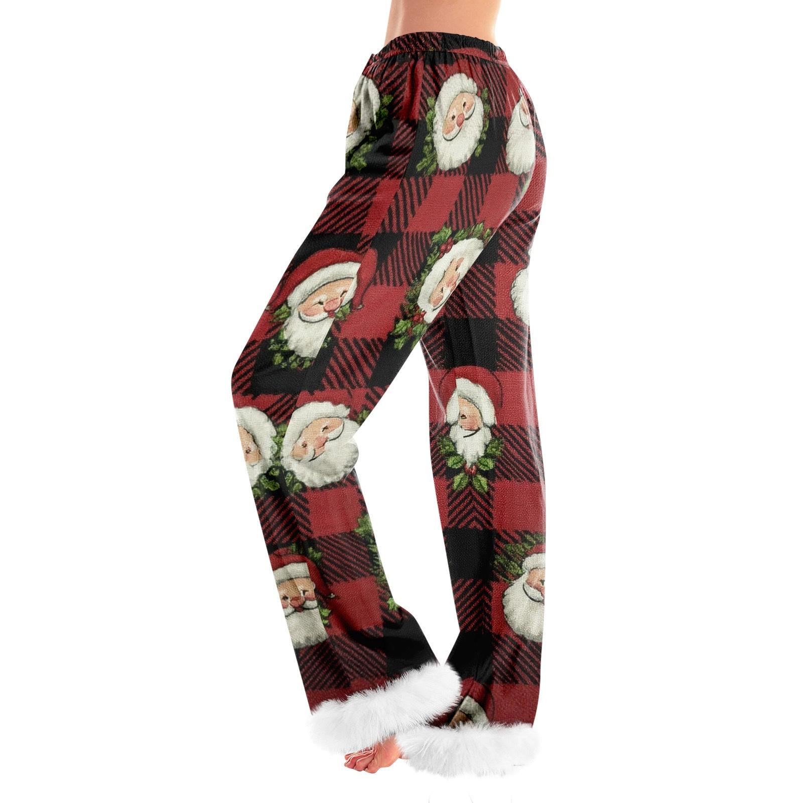 

Women s Fashionable Christmas Casual Pants XXL червоний