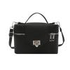 Street Style Pu Small Shoulder Bag With Zipper Closure And Metal Buckle Decor For Daily Use