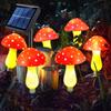 Pilz Solar Lichterkette Außen Garten Deko Dekorative Lampe Für Weihnachtsveranstaltungen