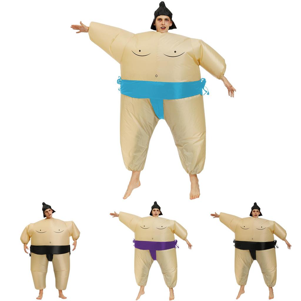 Auffälliges Sumo-Kostüm Aufblasbarer Anzug mit bequemer Passform für alle Altersgruppen