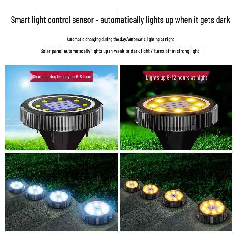 Waterproof Solar LED Lawn Lights for Outdoor Decoration - Super Bright