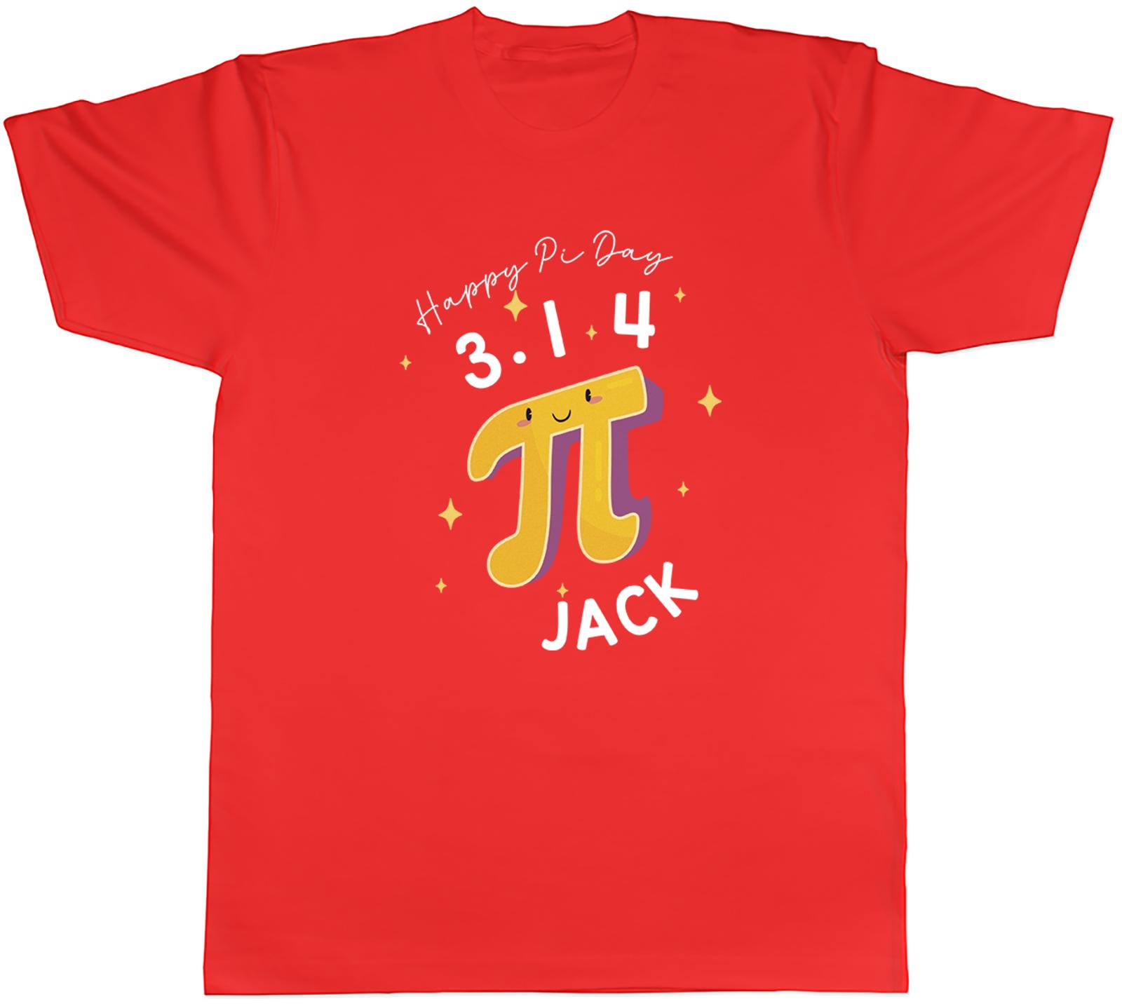 Personalised Happy Pi Dad Maths Numbers School Unisexs TShirt Tee Gift Top S