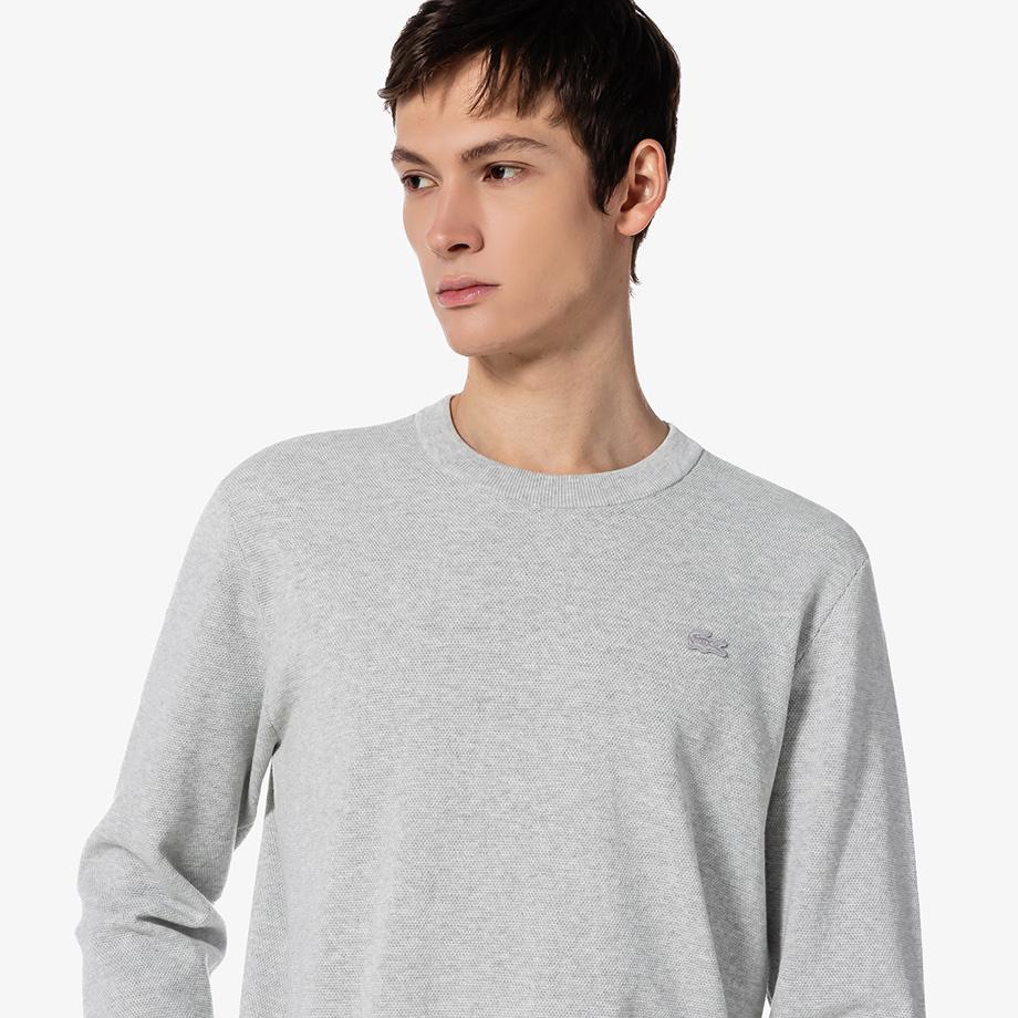 Lacoste Men's Basic Crewneck Pullover AH498E-55GCCA