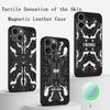 Futuristic HUD Graphic Elements Phone Case For iPhone 17 16 15 14 13 12 Plus Pro Max High-end Luxury Magsafe Sheepskin