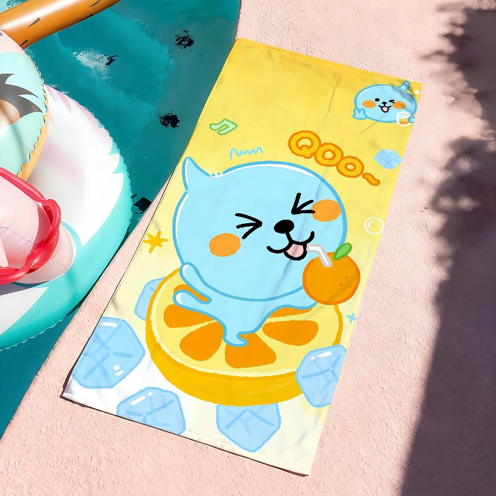 Cute Q-Qoos Towel Drying Bath Towel Applicable To Light Swimming Camping Yoga Beach Out