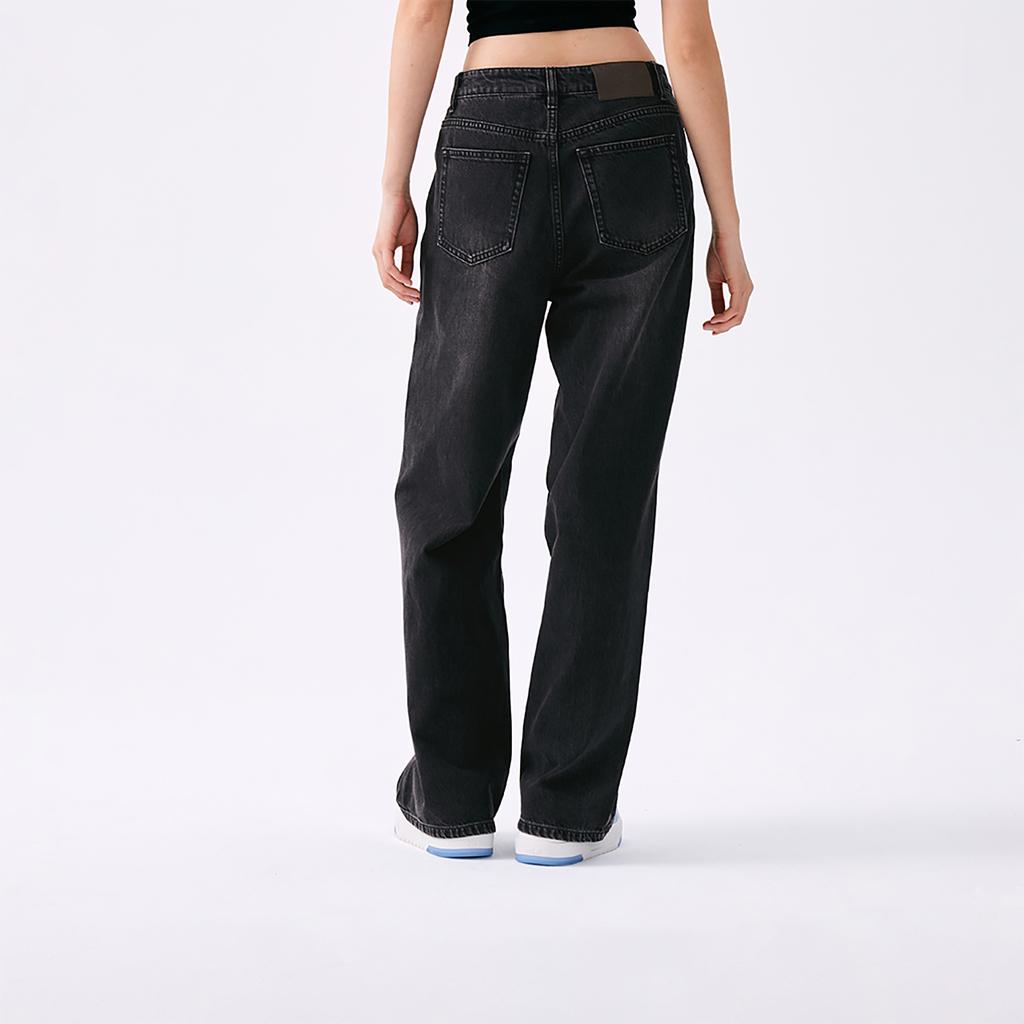 New MLB New York Yankees Basic Collection SS25 Jeans Women's Black 3FDPB0351-50BKS