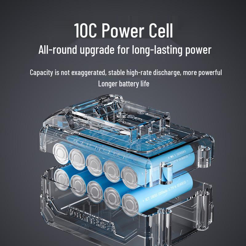 21V Rechargeable Handheld Drill with Large Capacity Lithium Battery