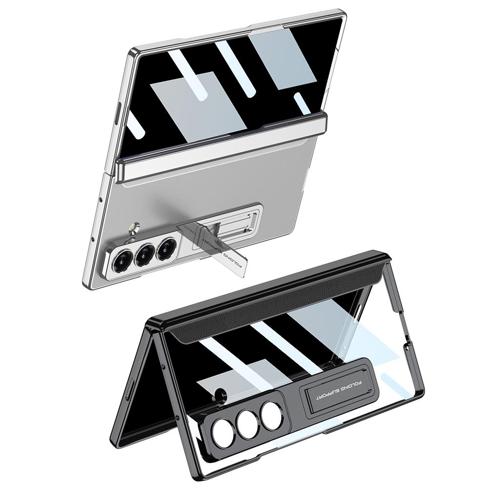 GKK For Samsung Galaxy Z Fold7 5G Case Hard PC+Privacy Tempered Glass Film Phone Cover with Kickstand
