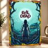 Evil Dead Horror Movie Art Poster Retro D Printed Metal Signs Customized Wall Hanging Gift for Decoration Room Tin Sign Bedroom