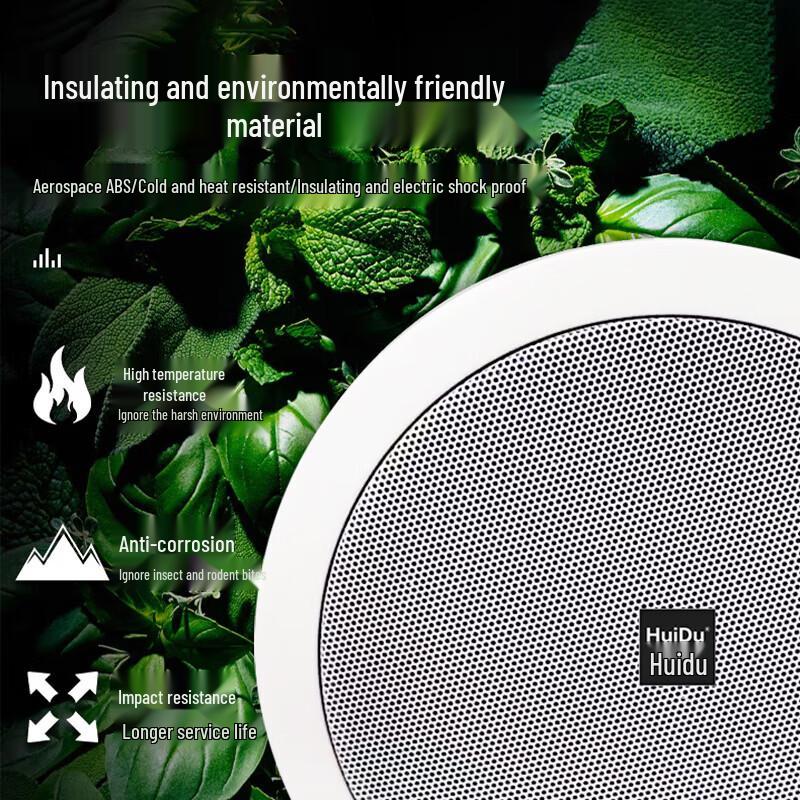 HuiDu RS-808H Coaxial Ceiling Speaker (CN version)