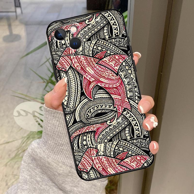 Traditional Hawaiian Island Pattern Case For iPhone 17 Pro Max 16 15 13 12 11 14 Pro Max Plus 13 12 Mini 16e 17 Air Back Cover
