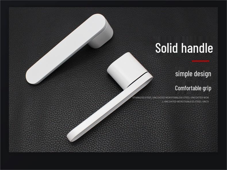 Italian Minimalist Eco Wood Door Handle: Keyless Magnetic Lock for Bathroom or Bedroom