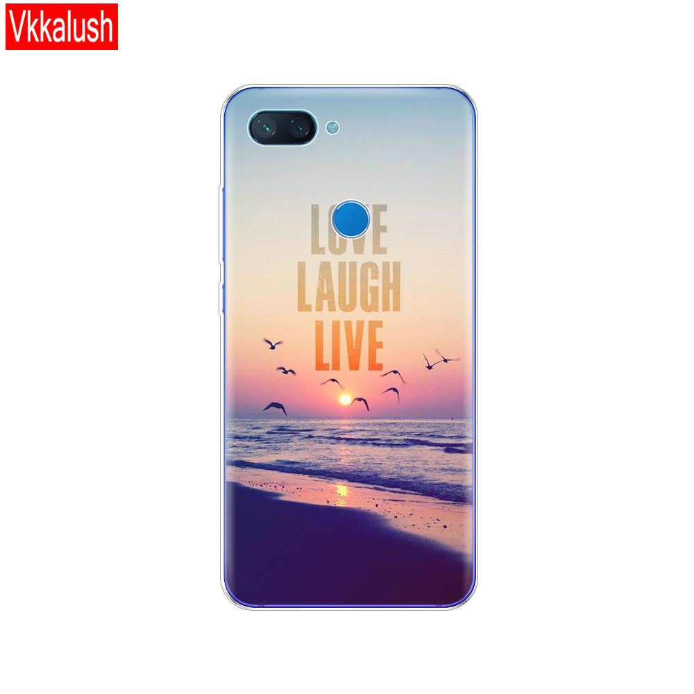 Silikonhülle Für Xiaomi mi 8 LITE Hülle 6,26 Zoll klar TPU niedliche Hülle Für Xiaomi mi 8 lite Rückseite Für Xiaomi mi8 coque capa