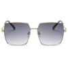 New Sunglasses Ins Style European and American Metal Sunglasses Square Sunglasses Men's and Women's Sunshade Glasses S