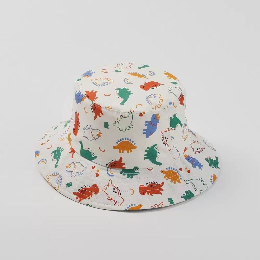 Cappello da Pesca Cartone Animato Dinosauro per Bambini - Cappello da Sole Leggero Primaverile - Cappello da Pesca Carino e Traspirante per Uscite dei Bambini