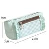 Large Capacity Pen Bag Transparent Window Stationery Storage Pouch Special Design Pencil Case  DIY