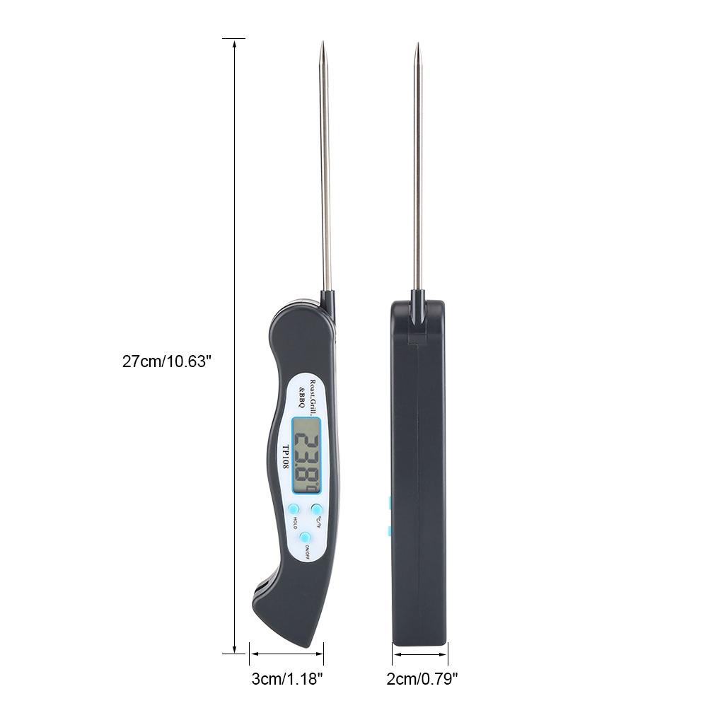 1Pc LCD Digital Cooking Food Probe Thermometer for Kitchen BBQ Mt Temperature Msurement
