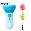 Interactive Hunting Toy for Ragdolls Electric Cat Ball Launcher, One-Click Recycling, Automatic Retractable Small Insect Motion Plush Balls with Bells