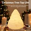 Christmas Silicone Night Light Novelty Ambient Lamp Touch Control Rechargeable Hanging Snowman Bedside Holiday Decoration Tree
