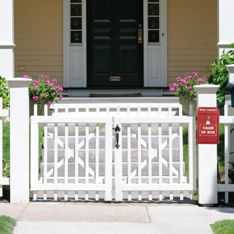 Caixa de Armazenamento de Ferro com Fechadura Estojo de Depósito Portátil Para Itens Confidenciais Acessórios de Moedas