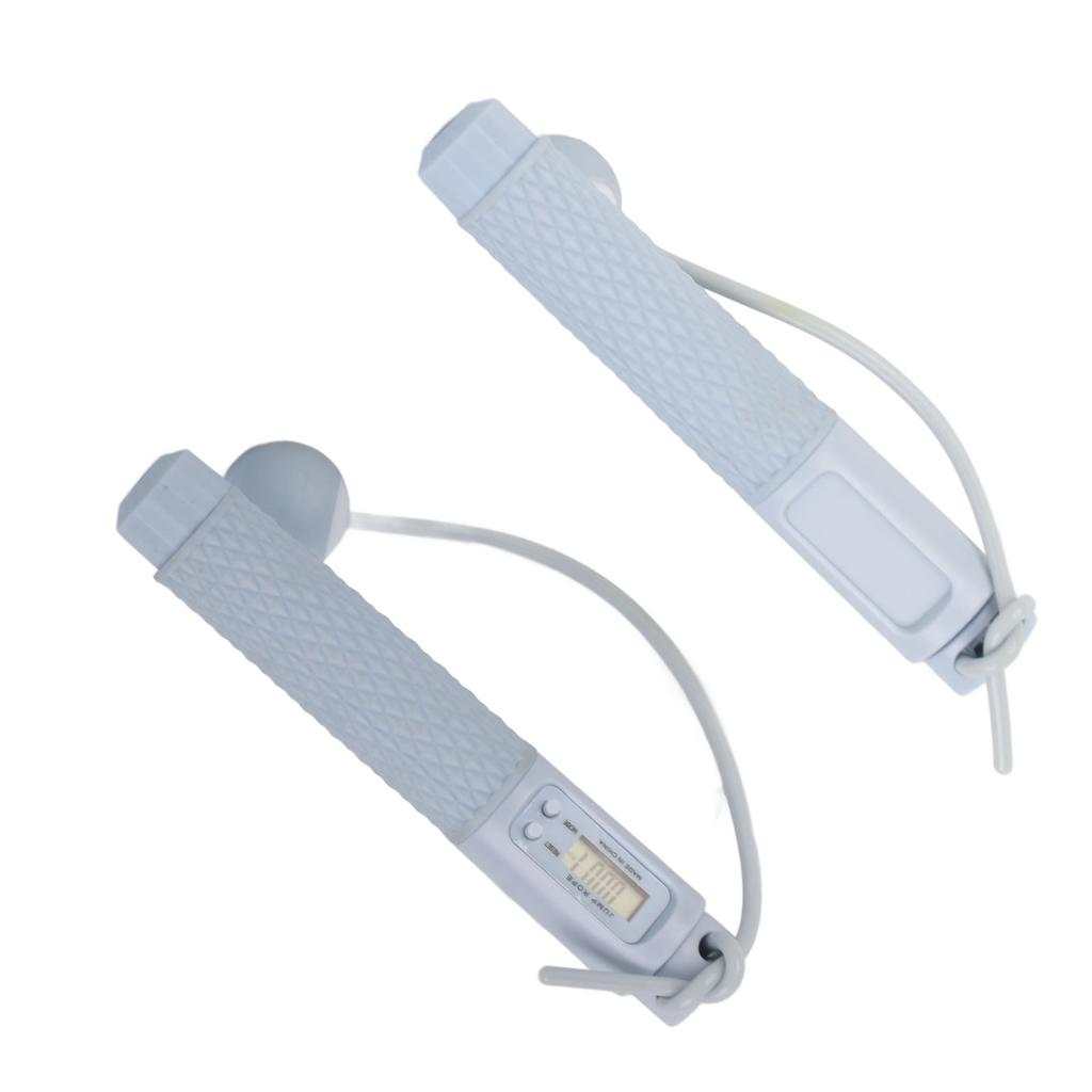 Jump Rope with Counter Smart Electronic Ropeless Jump Rope with Weight Ball for Indoor Outdoor Fitness Exercise Blue