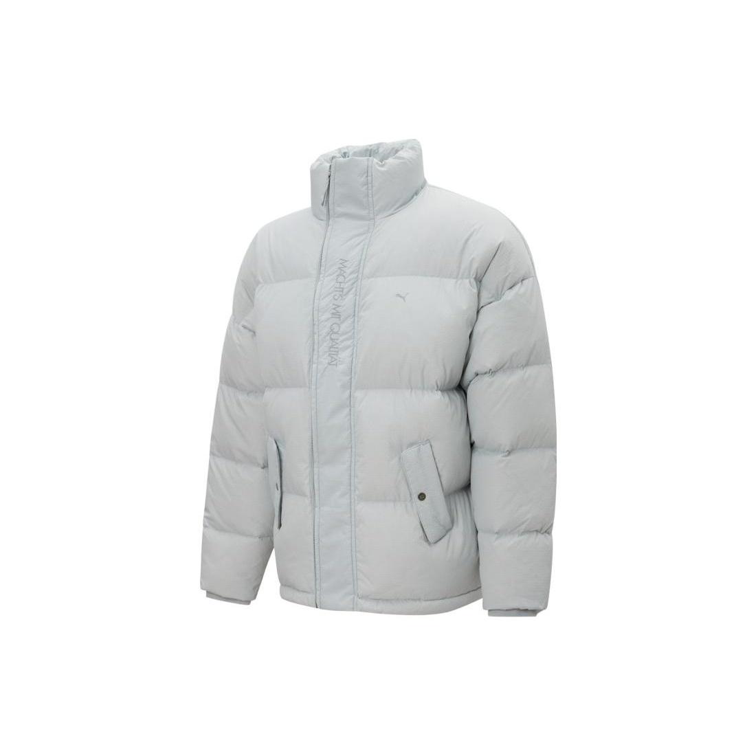 PUMA MMQ Down Puffer Jacket  Grey  Men s 536623-80 XS