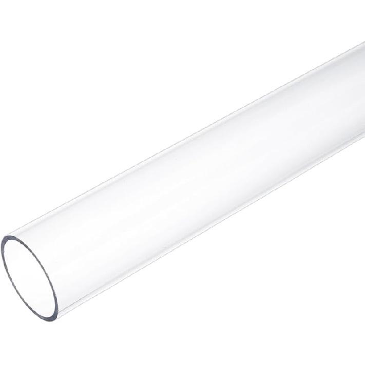 OLYCRAFT Акриловая круглая трубка 12 дюймов в длину Прозрачная жесткая акриловая трубка 2,8 дюйма Внутренний диаметр 2,9 дюйма Наружный диаметр Прозрачная круглая трубка Полая круглая трубка Стержень для поделок своими руками Ламп 1.2 inch ID 1.4 inch OD