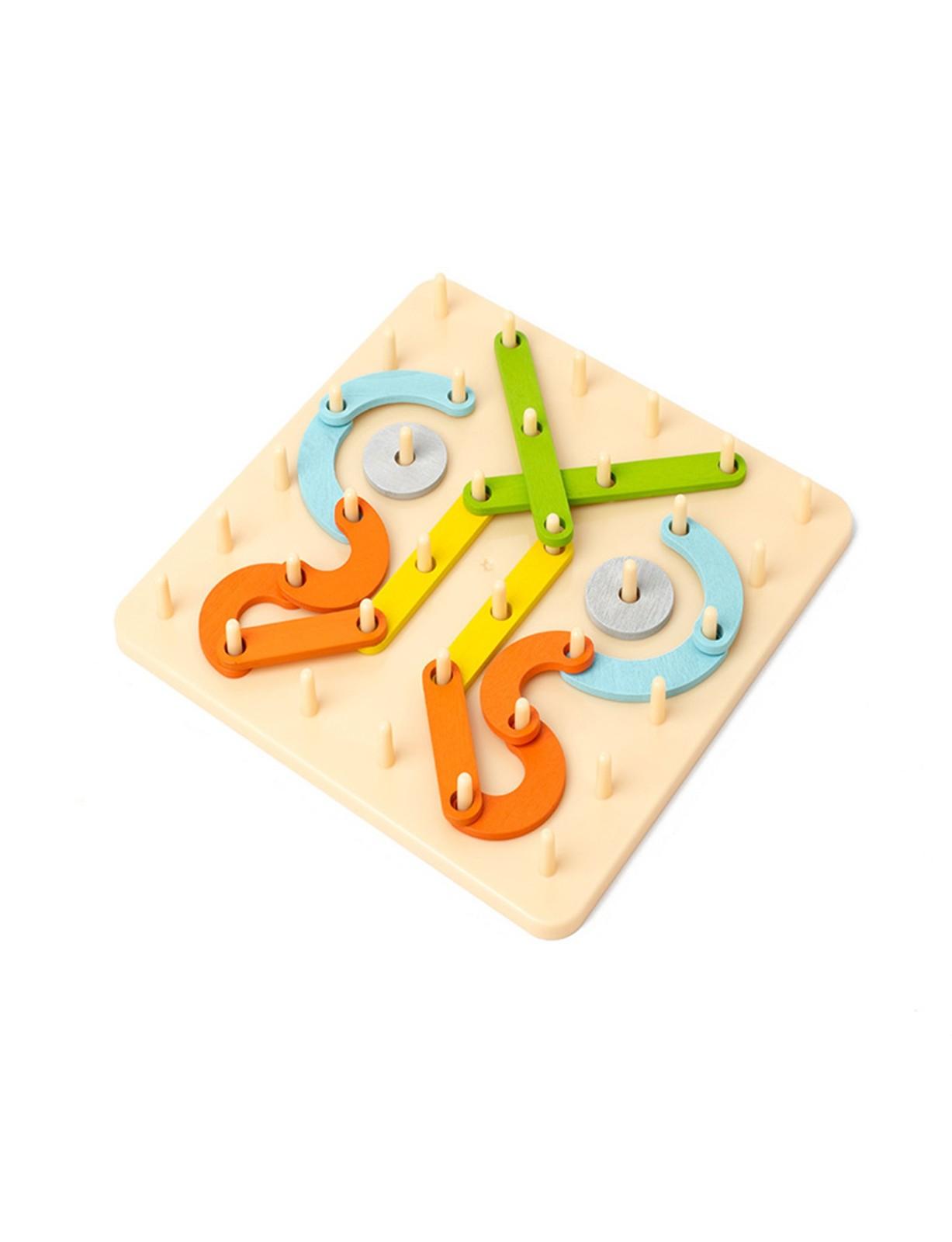 

Toys For 2 3 4 Year Old,35 Pcs Alphabet Puzzle And Number Toys Set,Fine Motor Skills Toys For 2-5 Year Old,Toddler STEM Wooden Letters Pegboar