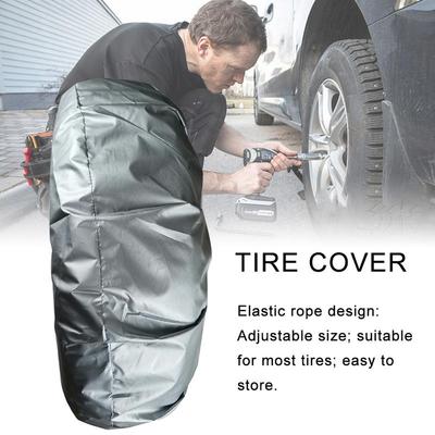 Tire Covers Wheel Storage Bag Automobile Spare Spare Tire Cover Dustproof Wheel Protectors with Handle Portable Wheel Bags