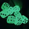 10Pcs Luminous-Dices Set Glow in The Dark Dices Set 14/16mm 6 Sided Dices Cubes